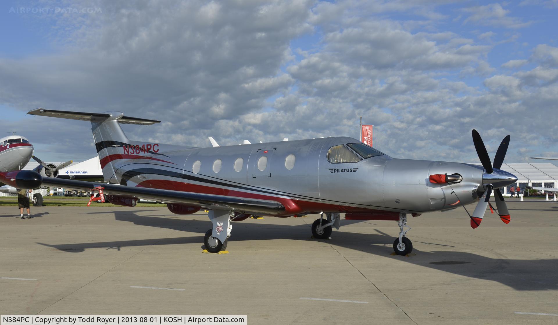N384PC, 2012 Pilatus PC-12/47E C/N 1384, Airventure 2013