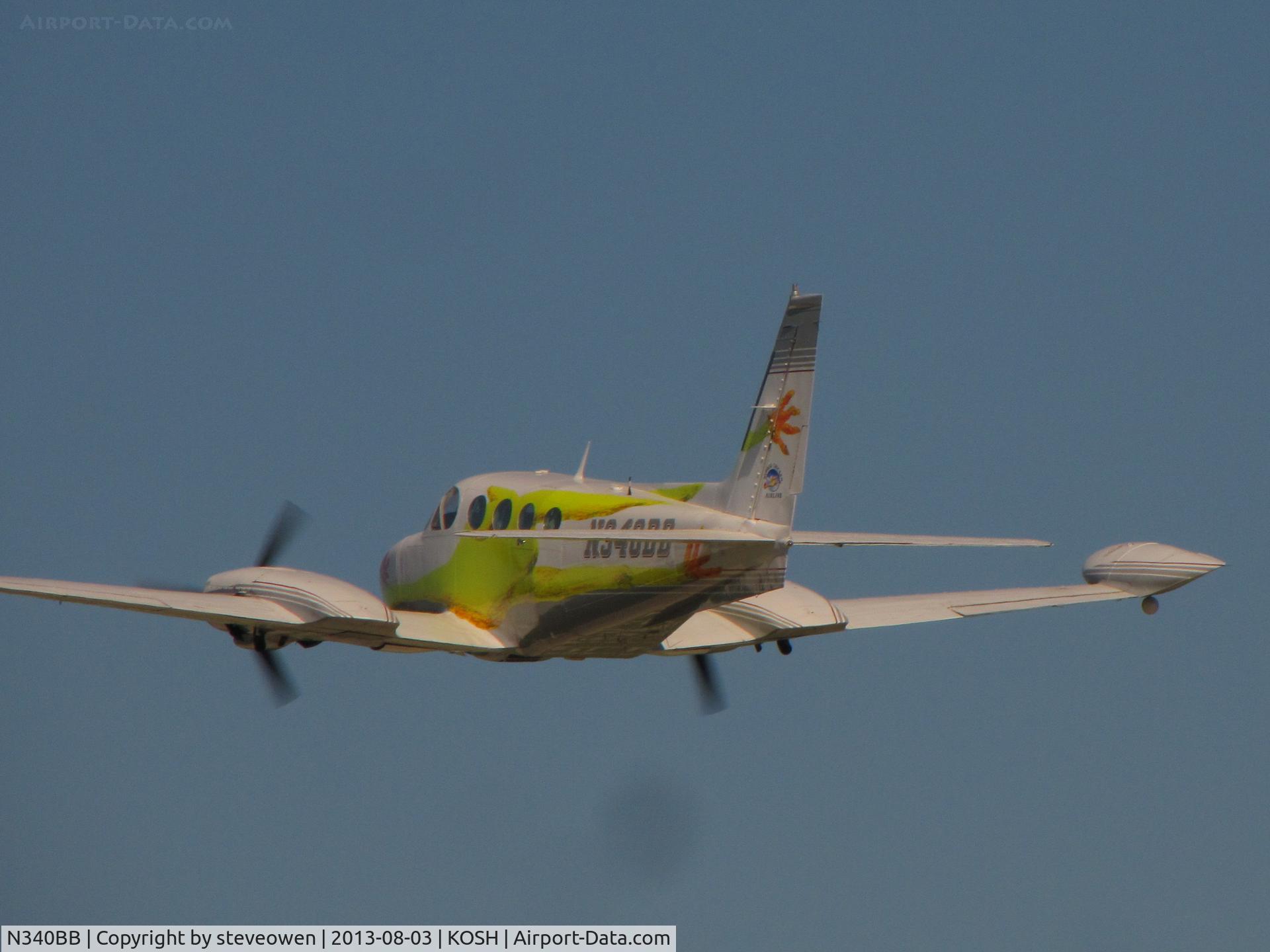 N340BB, 1980 Cessna 340A C/N 340A0991, Chickens do fly