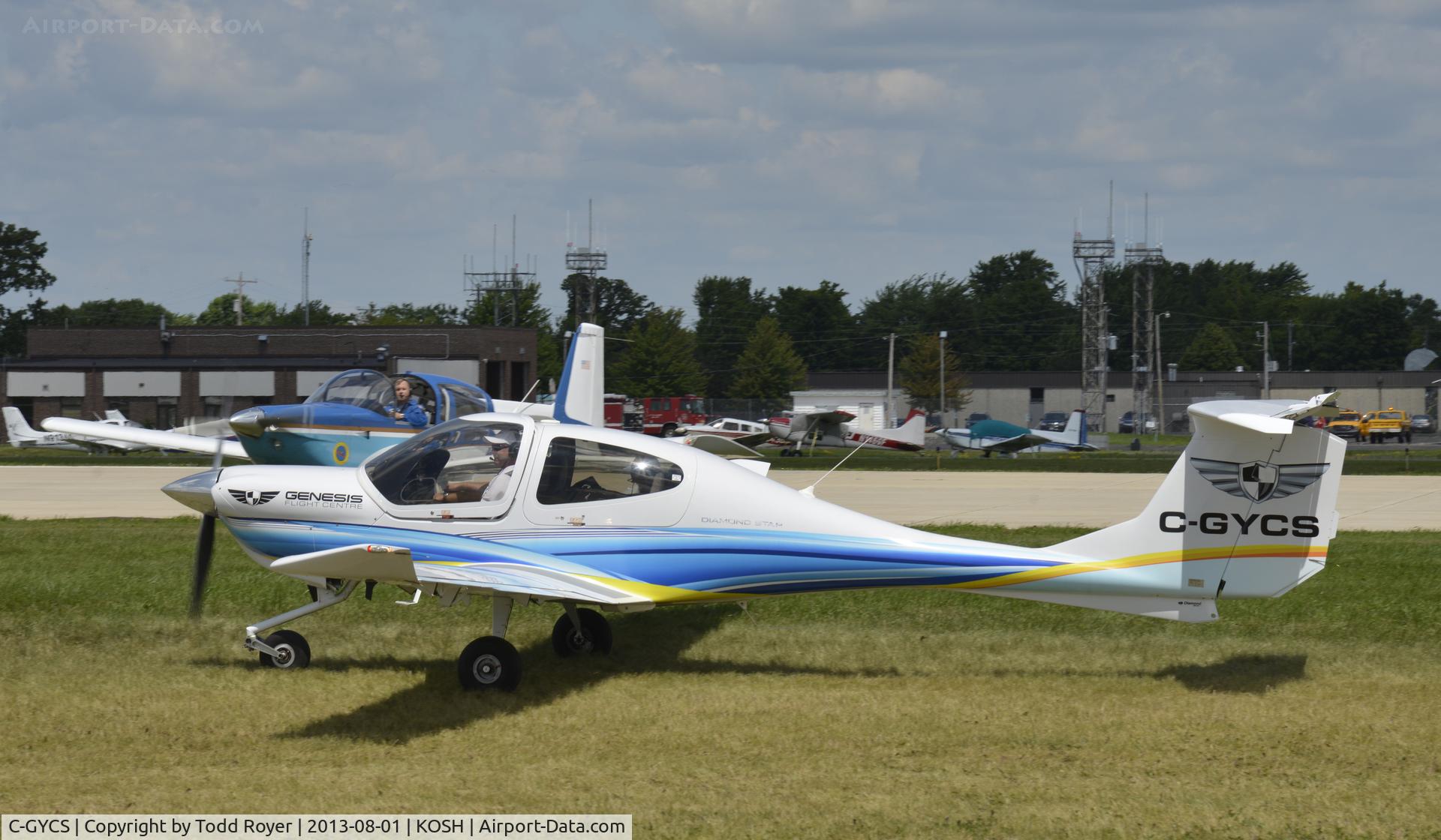 C-GYCS, 2007 Diamond DA-40 Diamond Star C/N 40.845, Airventure 2013