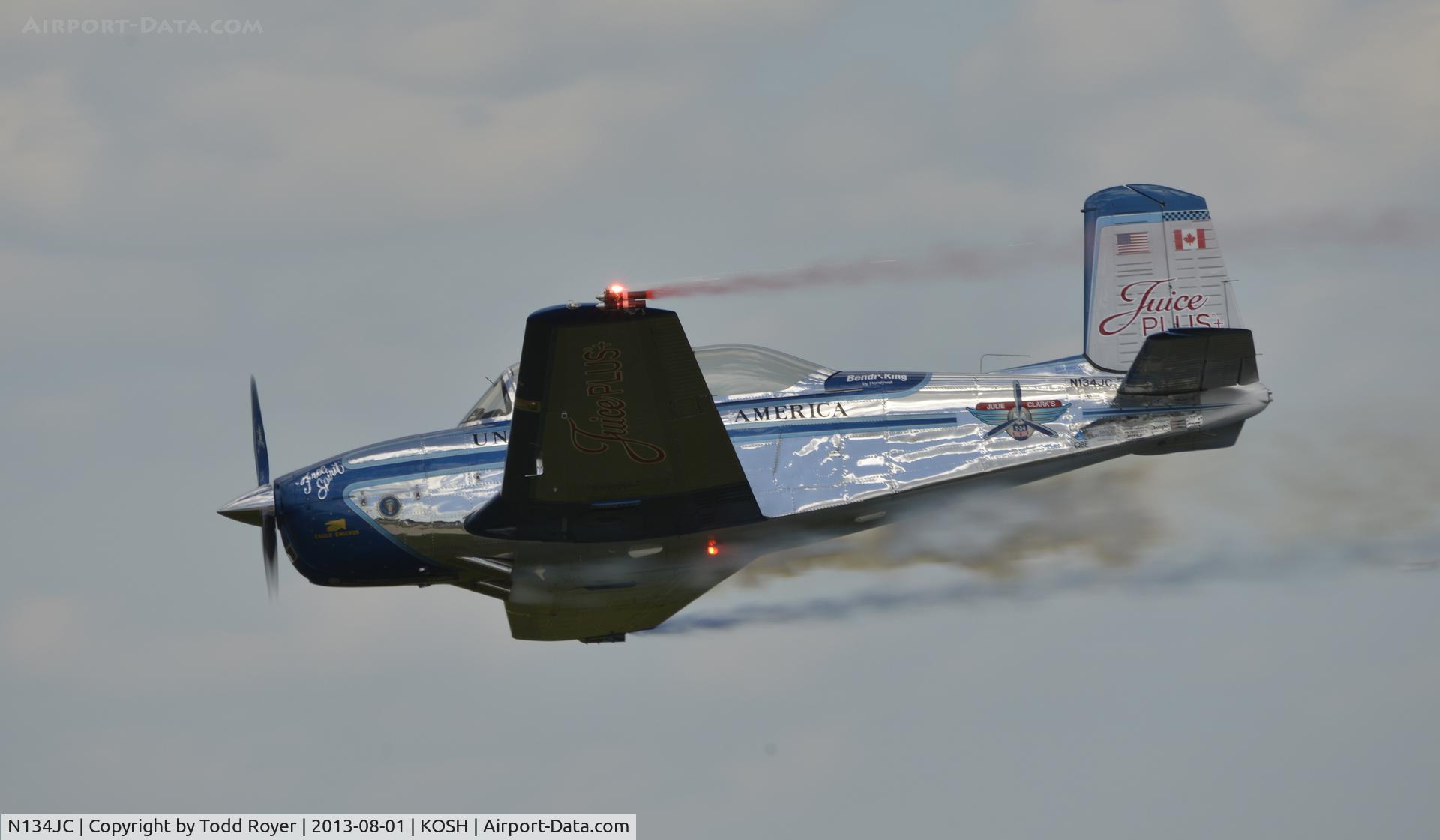 N134JC, 1955 Beech T-34-A (A45) Mentor C/N G-812, Airventure 2013