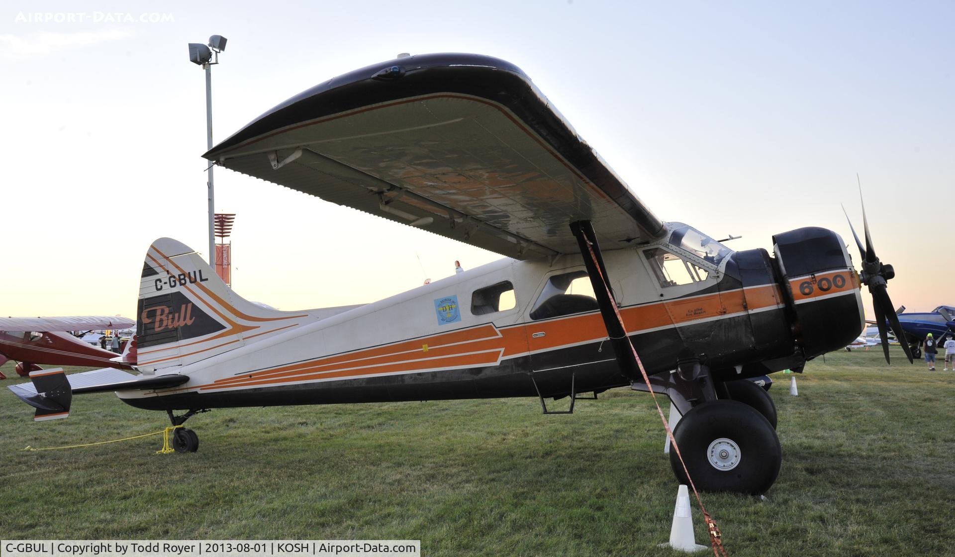 C-GBUL, 1953 De Havilland Canada DHC-2/PZL Beaver Mk1 C/N 588, Airvenutre 2013