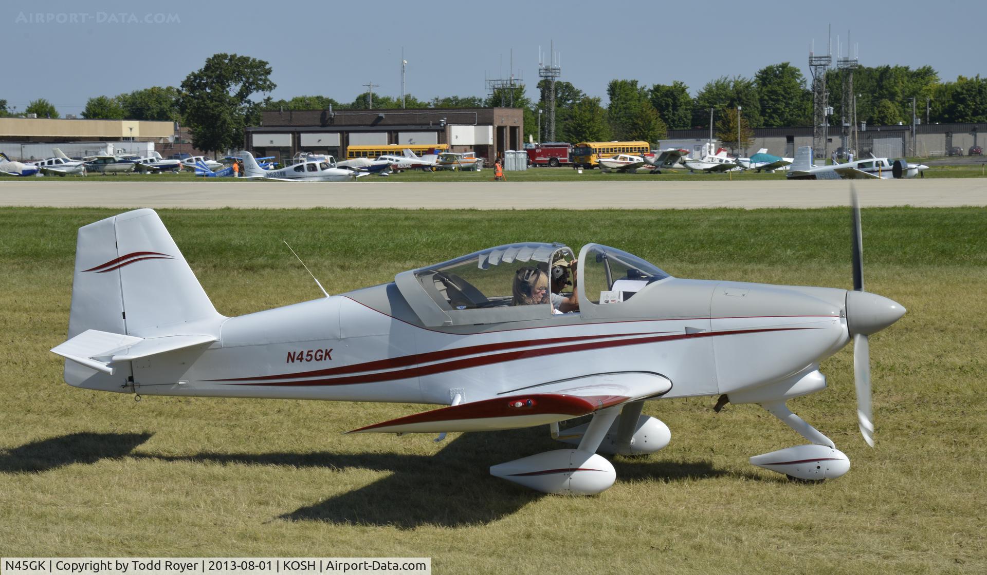 N45GK, 2001 Vans RV-6A C/N 24104, Airventure 2013