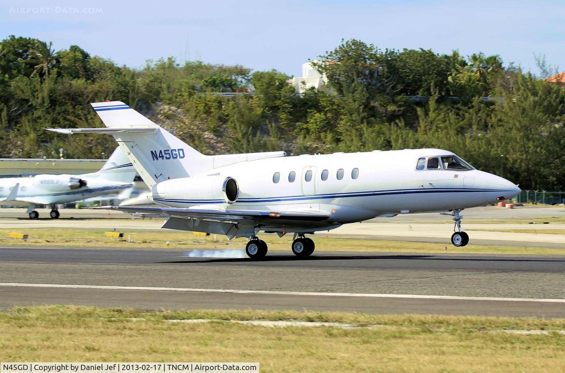 N45GD, British Aerospace BAe.125 Series 800A C/N 258142, N45GD
