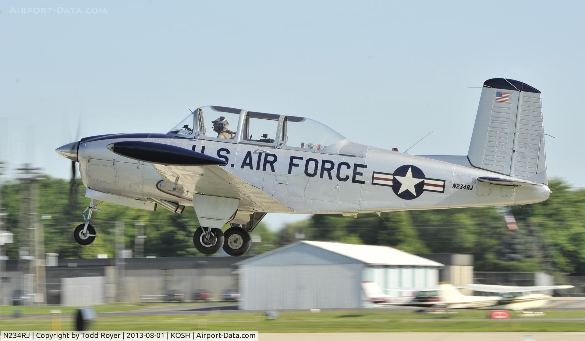 N234RJ, 1955 Beech T-34A (A45) Mentor C/N G-773, Airventure 2013