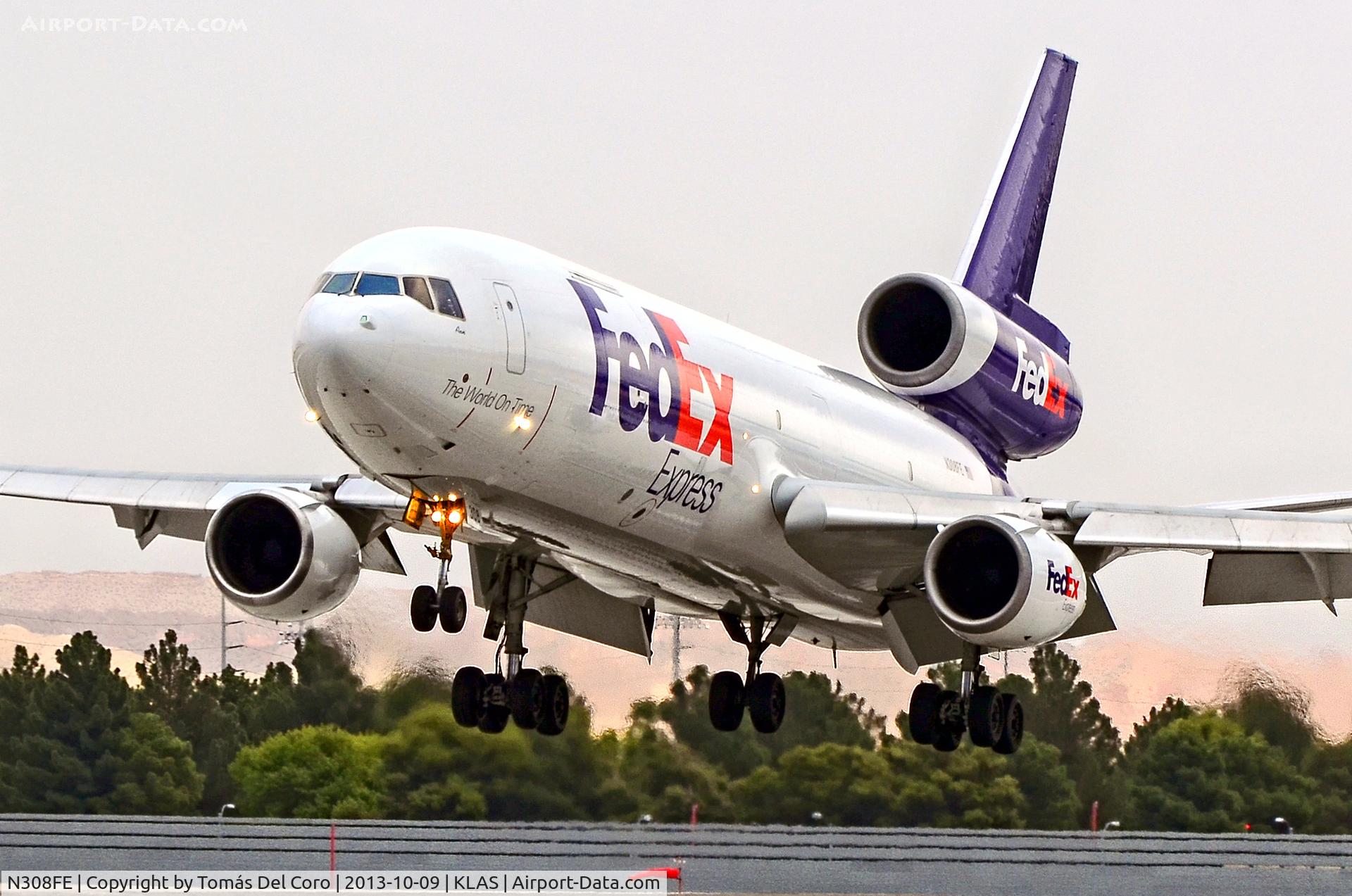 N308FE, 1986 McDonnell Douglas MD-10-30F C/N 48297, N308FE Federal Express (FedEx) 1986 McDonnell Douglas MD-10-30F - cn 48297 / ln 416 