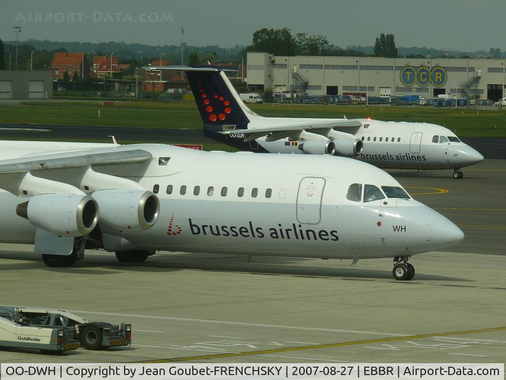 OO-DWH, 1998 British Aerospace Avro 146-RJ100 C/N E3340, departure to GVA