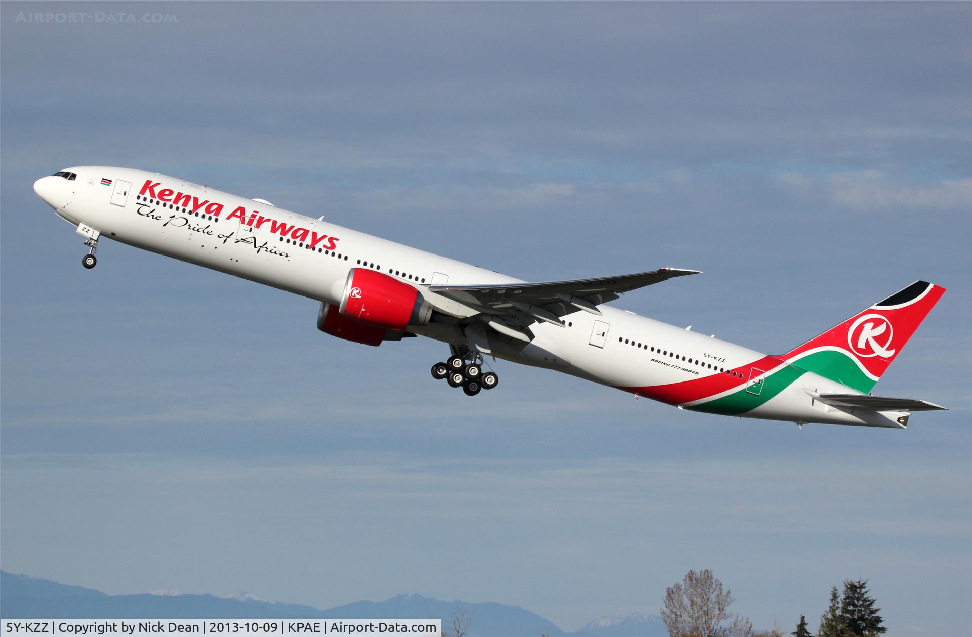 5Y-KZZ, 2013 Boeing 777-36N/ER C/N 41818, KPAE/PAE