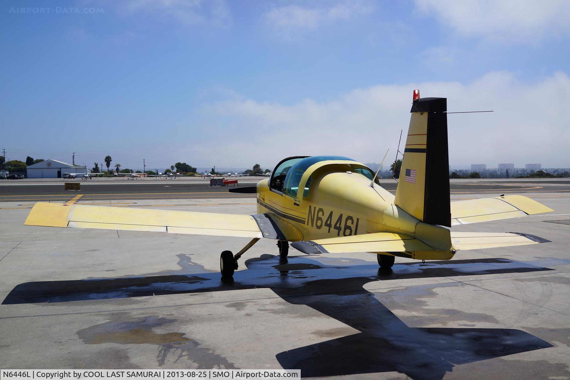 N6446L, 1972 American Aviation AA-1A Trainer C/N AA1A-0446, wash rack