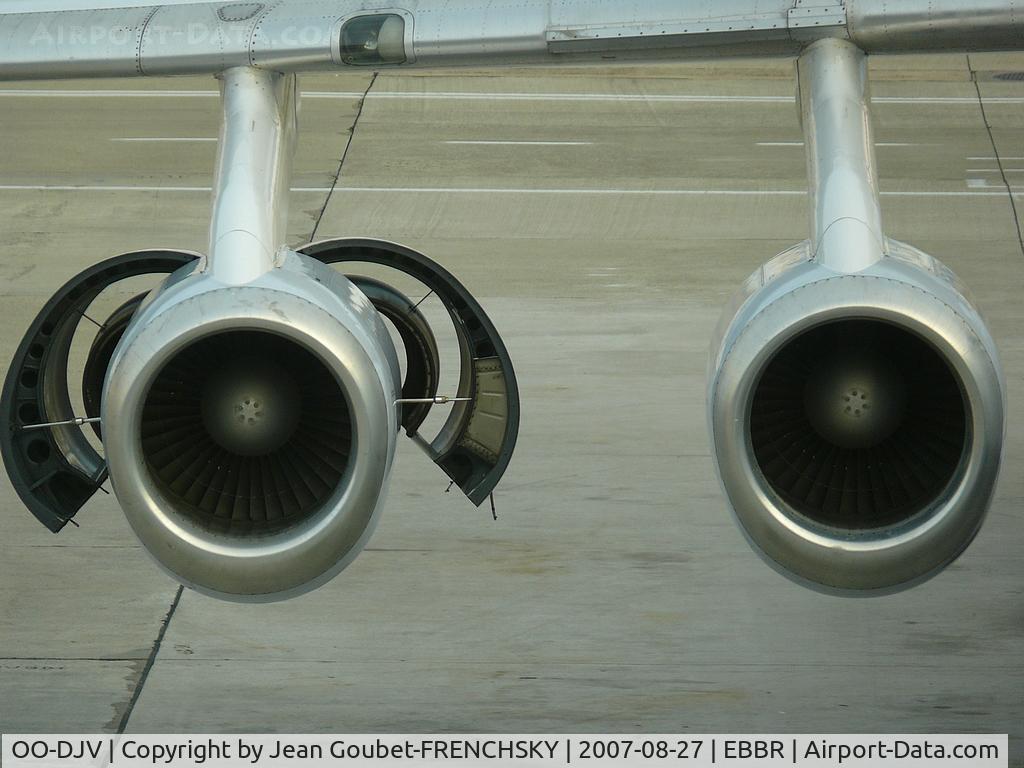 OO-DJV, 1996 British Aerospace Avro 146-RJ85 C/N E.2295, Honeywell LF 507