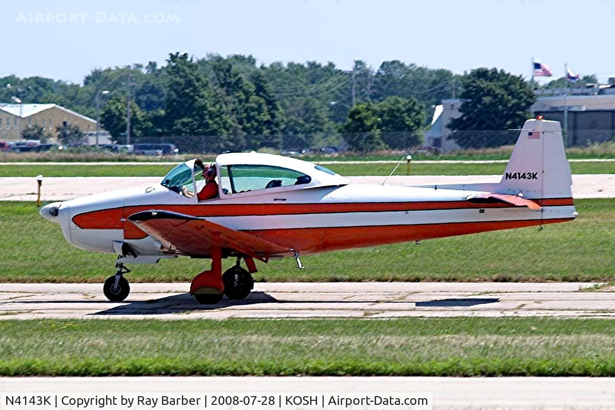 N4143K, 1948 Ryan Navion C/N NAV-4-1143, N4143K   North American Navion [NAV-4-1143] Oshkosh-Wittman Regional Airport~N 28/07/2008