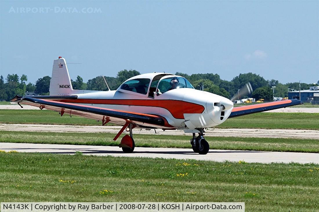 N4143K, 1948 Ryan Navion C/N NAV-4-1143, N4143K   North American Navion [NAV-4-1143] Oshkosh-Wittman Regional Airport~N 28/07/2008