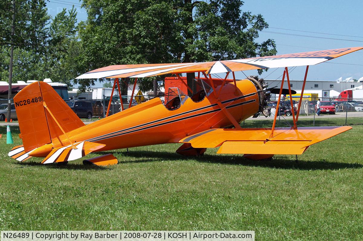 N26489, 1941 Meyers OTW C/N 42, Meyers OTW-125 [42] Oshkosh-Wittman Regional Airport~N 28/07/2008