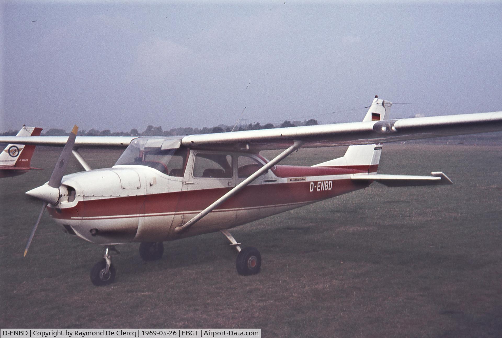 D-ENBD, Cessna F172H C/N 375, Gent 1969