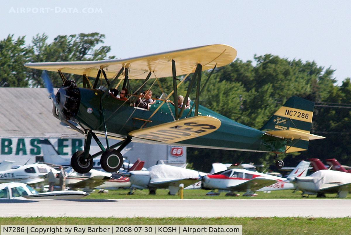 N7286, 1941 New Standard D-25A C/N 167W, New Standard D-25A [167W] Oshkosh-Wittman Regional~N 30/07/2008