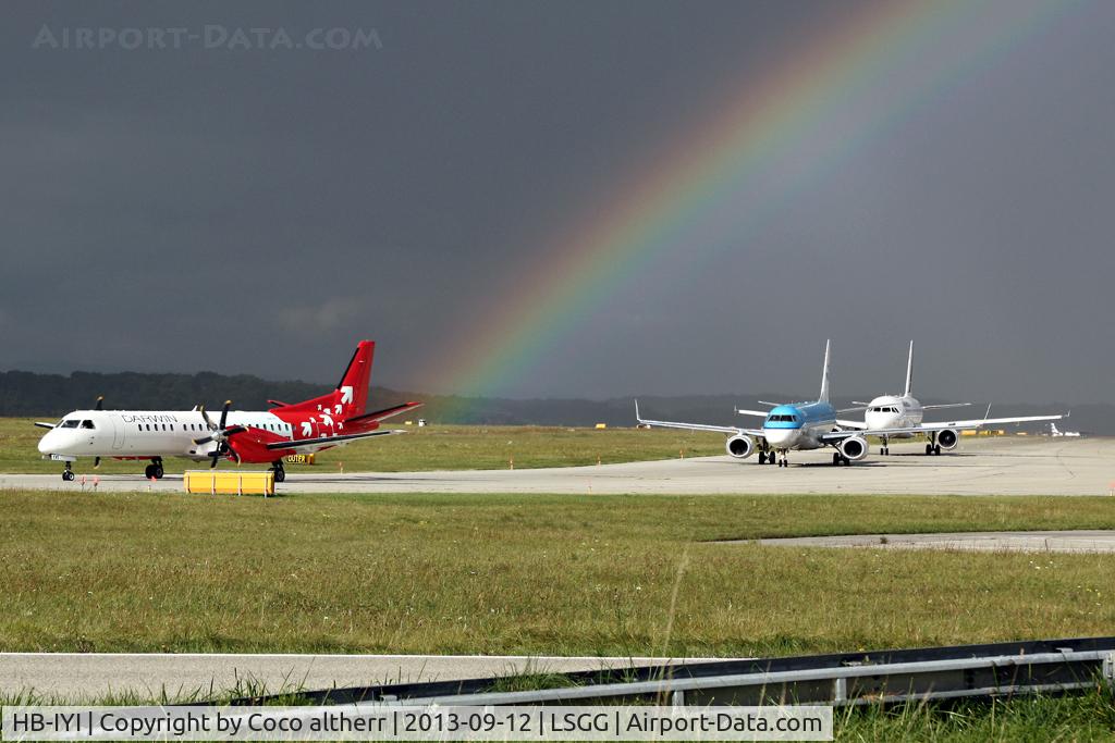 HB-IYI, 1995 Saab 2000 C/N 2000-016, Nice weather conditions!