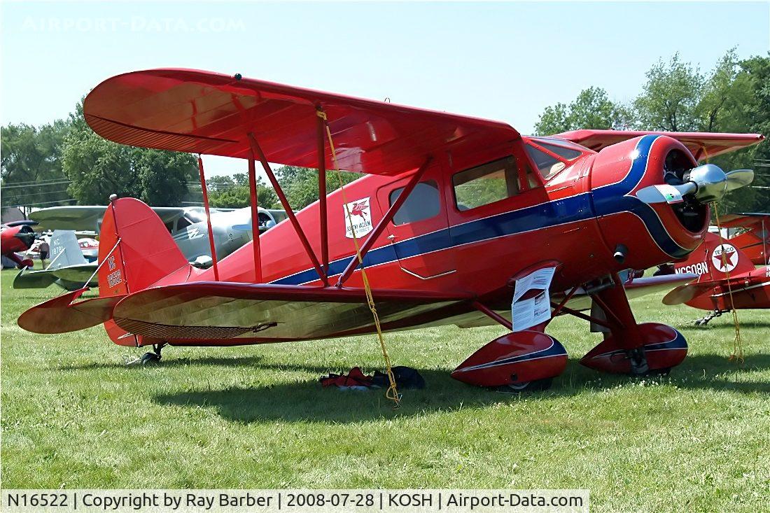 N16522, 1939 Waco YKS-6 C/N 4513, Waco YKS-6 [4513] Oshkosh-Wittman Regional Airport~N 28/07/2008