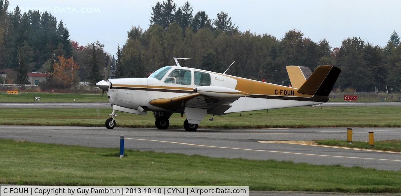 C-FOUH, 1950 Beech B35 C/N D-2649, Holding