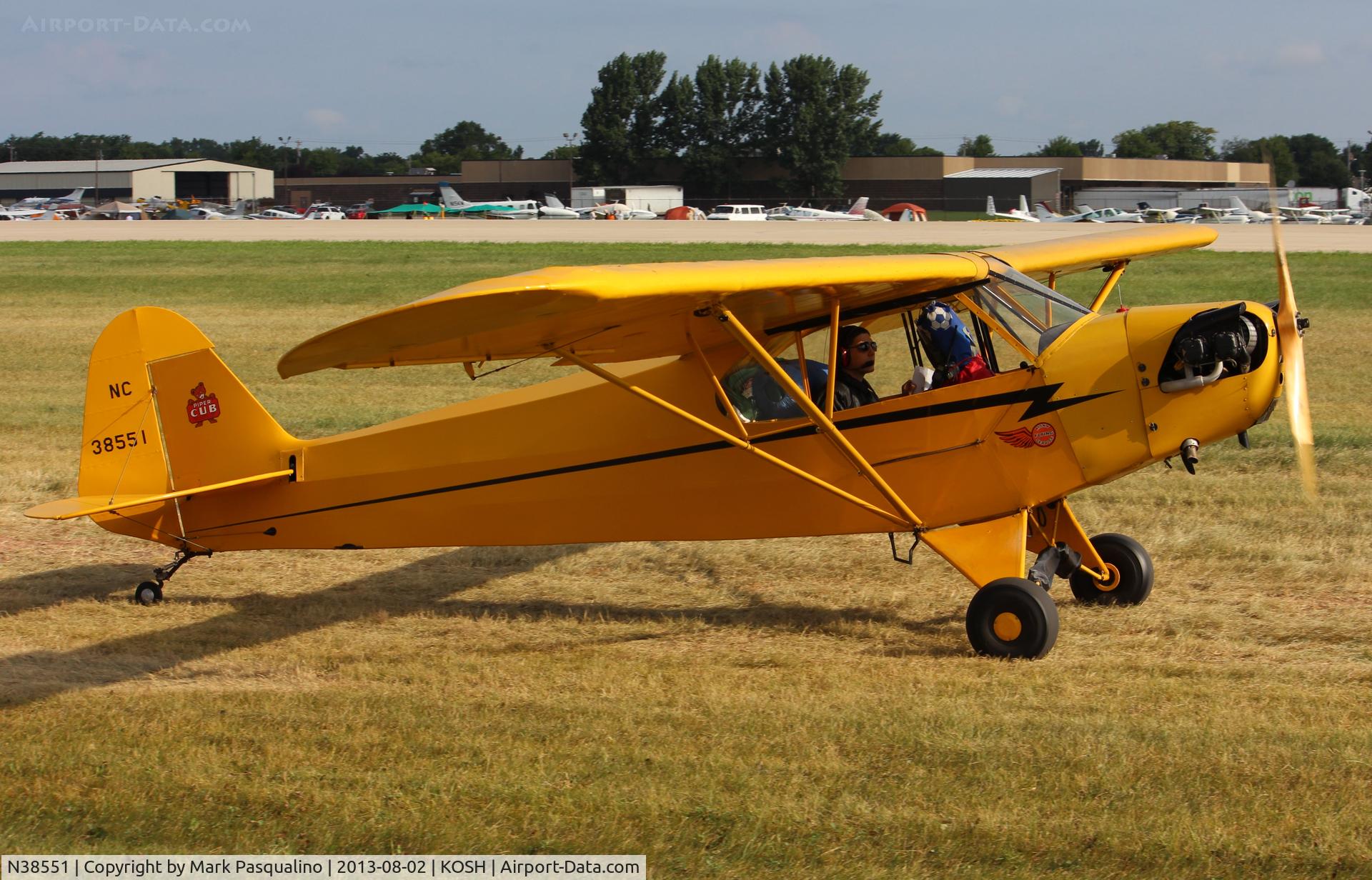 N38551, 1941 Piper J3L-65 Cub Cub C/N 7118, Piper J3L-65