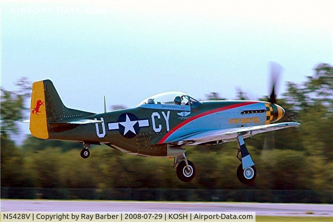 N5428V, 1944 North American P-51D Mustang C/N 122-39723, North American P-51D Mustang [122-39723] Oshkosh-Wittman Regional~N 29/07/2008
