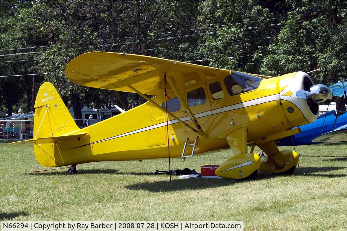 N66294, 1943 Howard Aircraft DGA-15P C/N 892, Howard DGA-15P [892] Oshkosh-Wittman Regional~N 28/07/2008