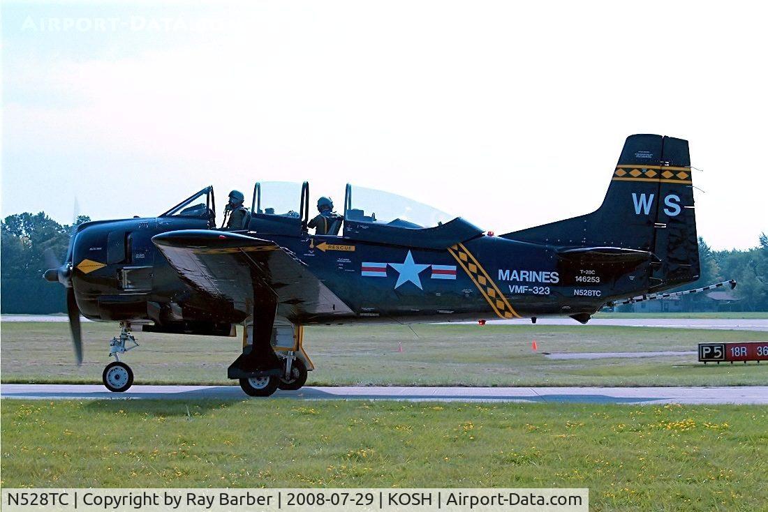 N528TC, 1957 North American T-28C Trojan C/N 252-16, North American T-28C Trojan [252-16] Oshkosh-Wittman Regional~N 29/07/2008
