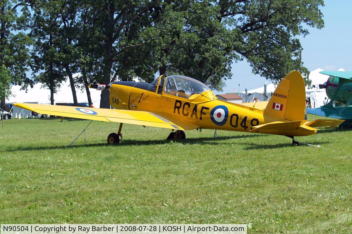 N90504, 1956 De Havilland Canada DHC-1B-2-S5 Chipmunk Mk2 C/N 187-225, De Havilland Canada DHC-1B-2-S5 Chipmunk [187/225] Oshkosh-Wittman Regional Airport~N 28/07/2008