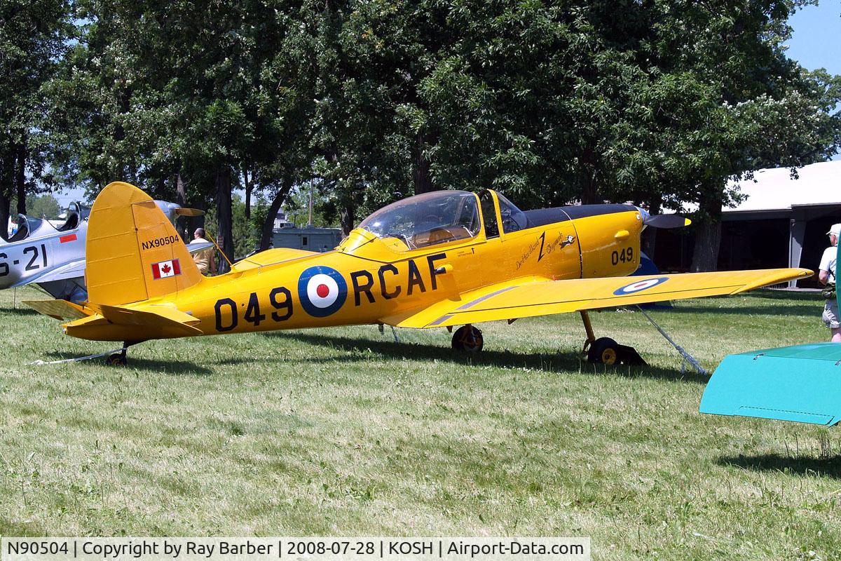N90504, 1956 De Havilland Canada DHC-1B-2-S5 Chipmunk Mk2 C/N 187-225, De Havilland Canada DHC-1B-2-S5 Chipmunk [187/225] Oshkosh-Wittman Regional Airport~N 28/07/2008