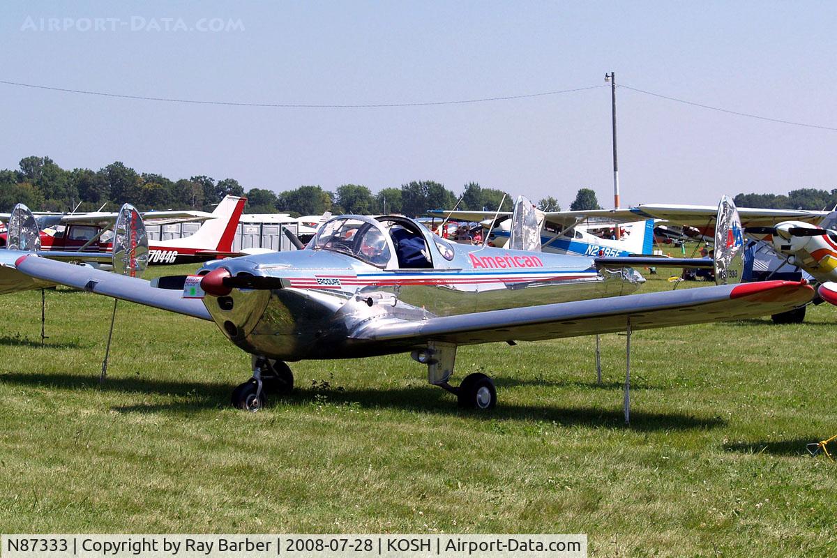 N87333, 1946 Erco 415C Ercoupe C/N 506, Erco 415C Ercoupe [506] Oshkosh-Wittman Regional~N 28/07/2008