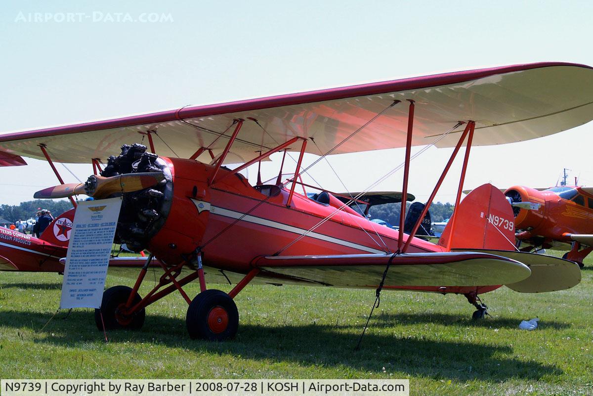 N9739, 1929 Brunner-Winkle Bird BK C/N 1002, Brunner Winkle Bird BK [1002] Oshkosh-Wittman Regional~N 28/07/2008