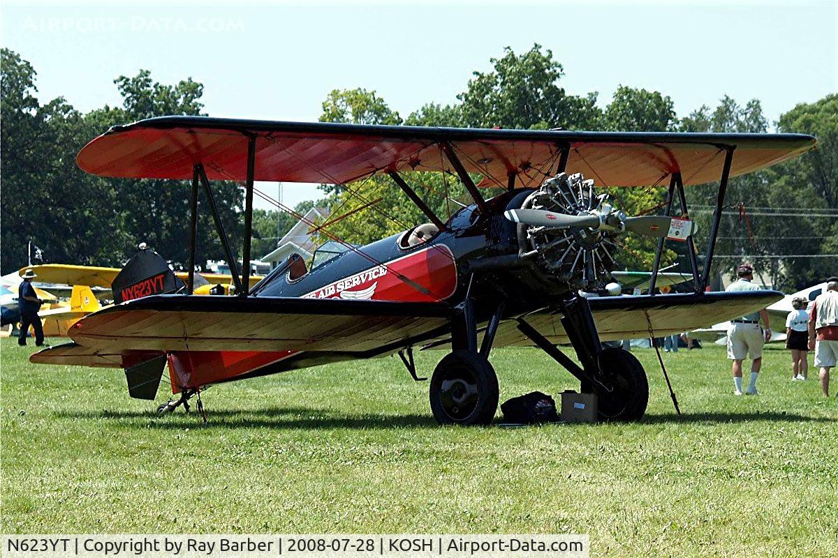 N623YT, 2004 Stearman 4-E Junior Speedmail C/N 623, Stearman 4E Speedmill Special (Replica) [623] Oshkosh-Wittman Regional~N 28/07/2008