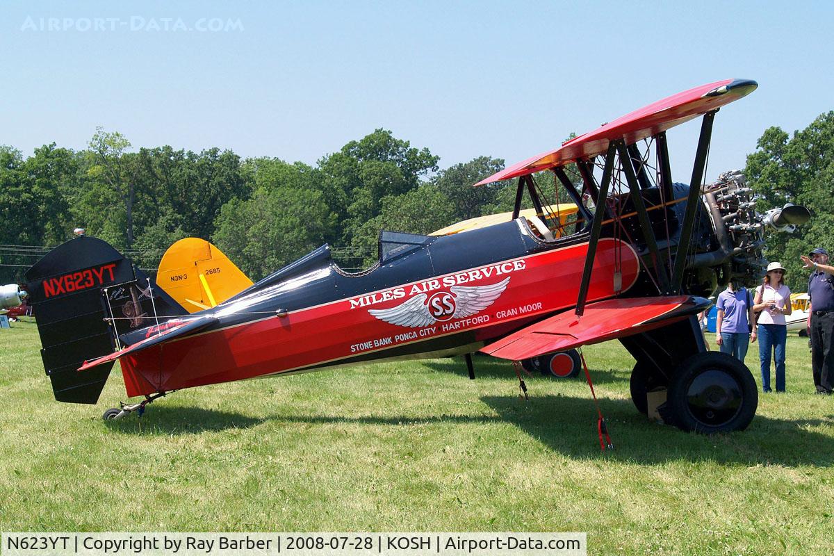 N623YT, 2004 Stearman 4-E Junior Speedmail C/N 623, Stearman 4E Speedmill Special (Replica) [623] Oshkosh-Wittman Regional~N 28/07/2008