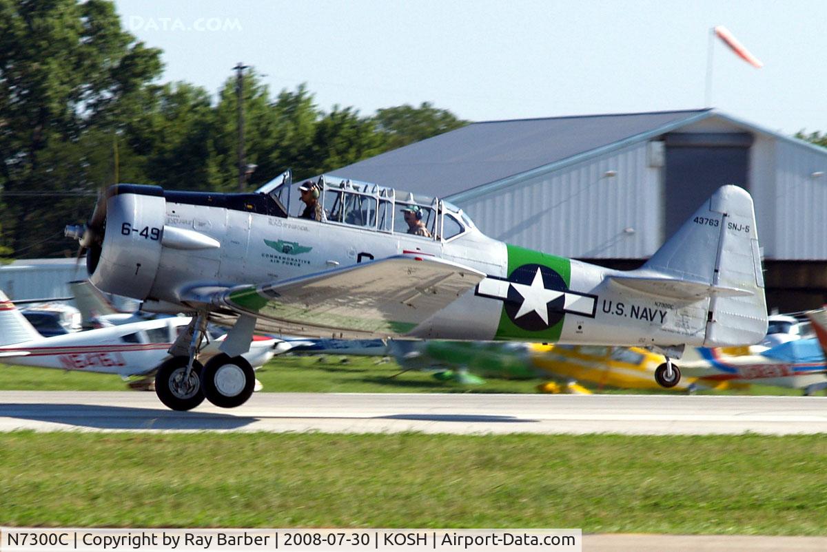 N7300C, 1958 North American AT-6D Harvard II C/N 43763, North American AT-6D Texan [88-15754] Oshkosh-Wittman Regional~N 30/07/2008