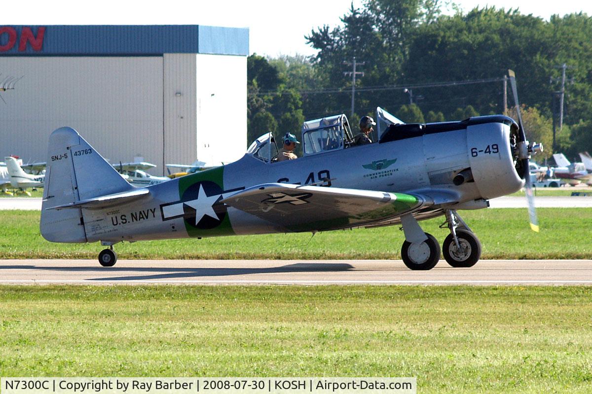N7300C, 1958 North American AT-6D Harvard II C/N 43763, North American AT-6D Texan [88-15754] Oshkosh-Wittman Regional~N 30/07/2008