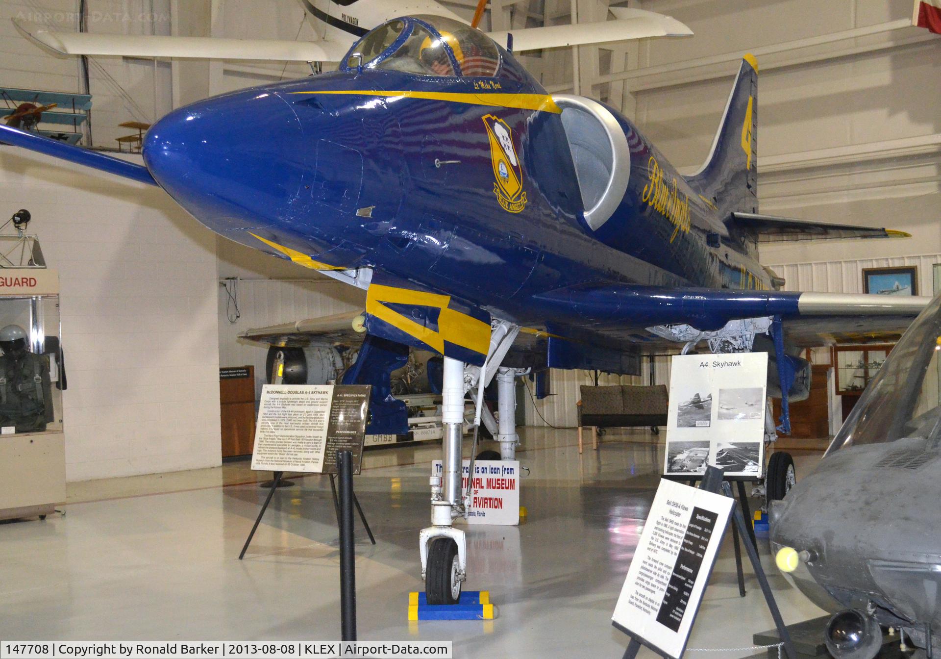 147708, Douglas A-4L Skyhawk C/N 12472, Aviation Museum of KY