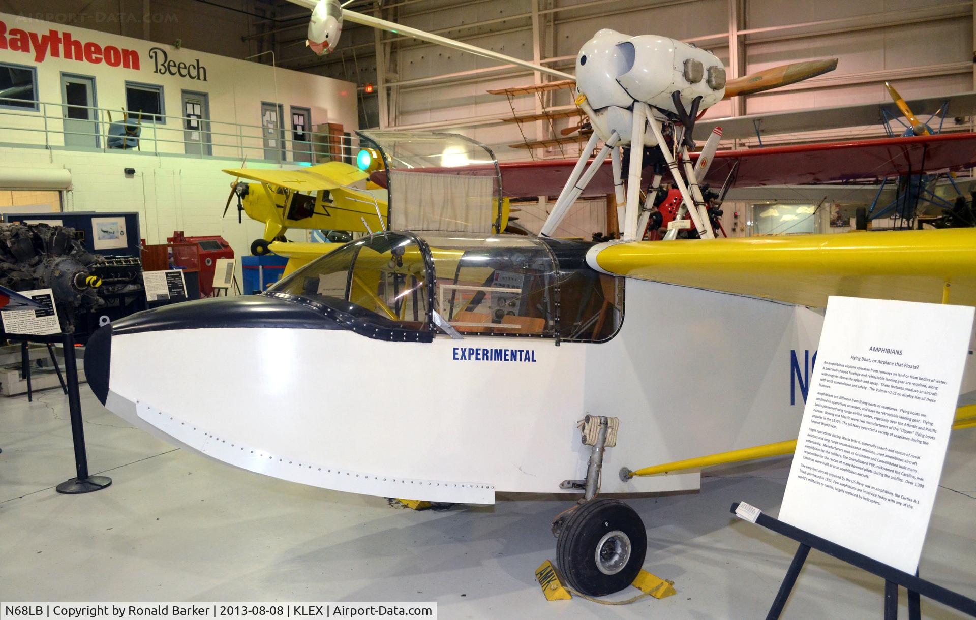 N68LB, Volmer VJ-22 Sportsman C/N 1, Aviation Museum of KY