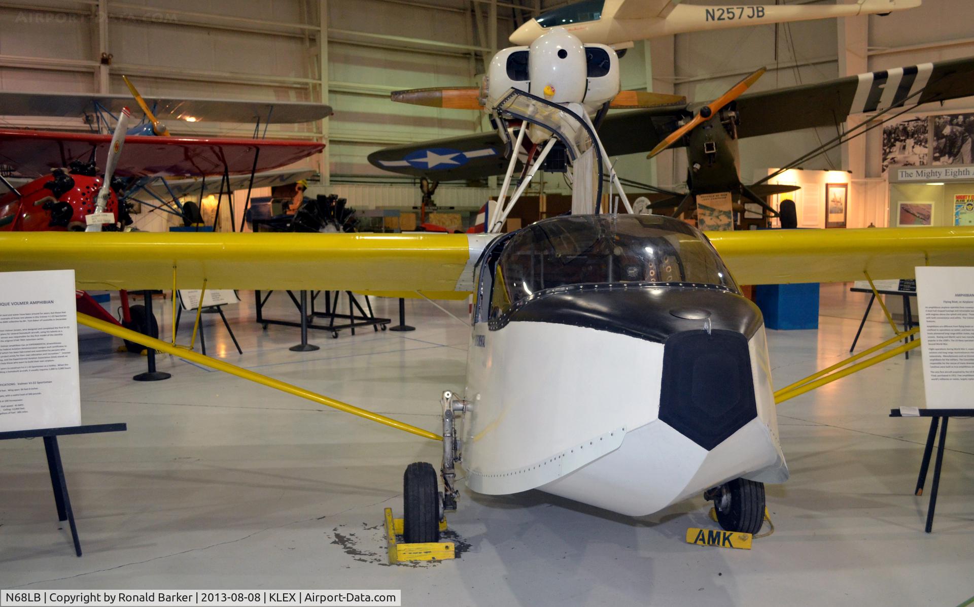 N68LB, Volmer VJ-22 Sportsman C/N 1, Aviation Museum of KY