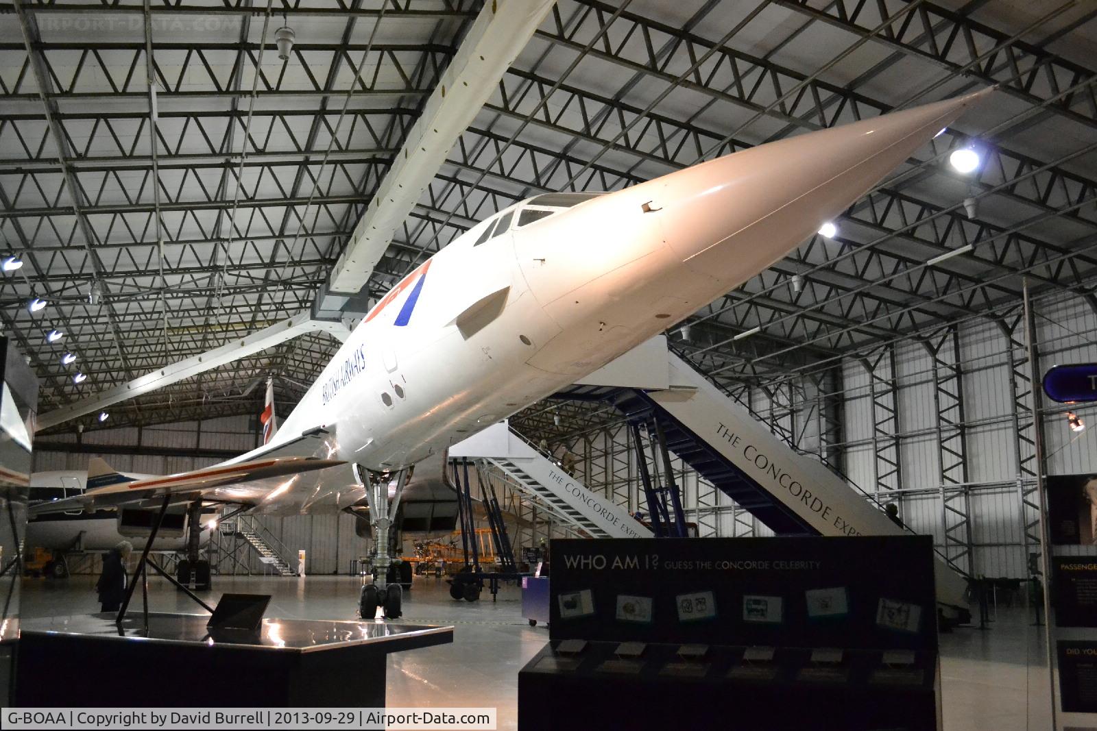 G-BOAA, 1974 Aerospatiale-BAC Concorde 1-102 C/N 100-006, Concorde G-BOAA at the Museum of Flight, East Fortune Airfield, Scotland.