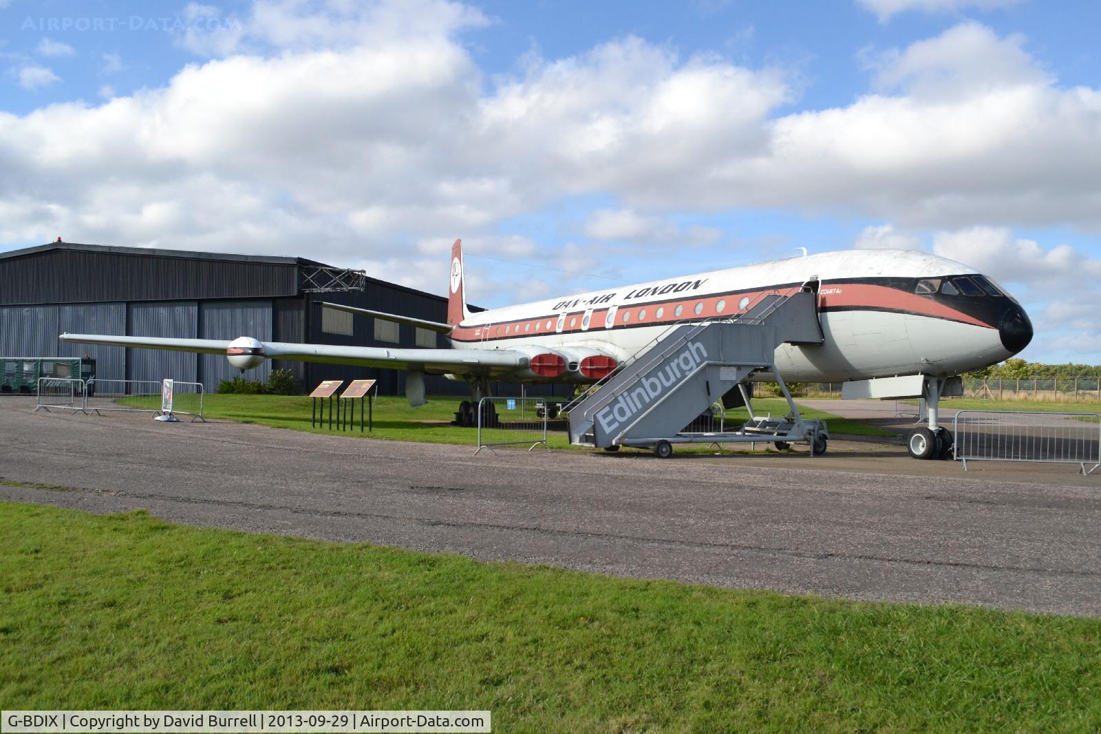 G-BDIX, 1962 De Havilland DH.106 Comet 4C C/N 6471, De Havilland Comet G-BDIX at The Museum of Flight, East Fortune, Scotland.