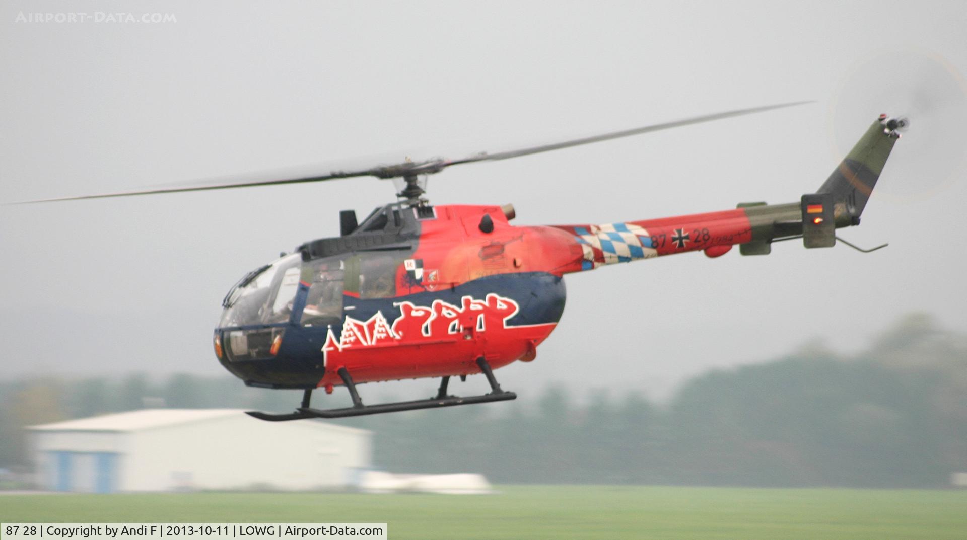 87 28, MBB Bo.105P1M C/N 6128, Germany - Army MBB Bo-105 PAH  
