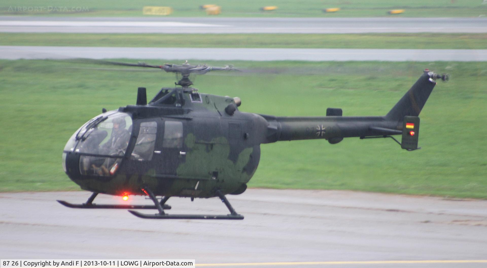87 26, MBB Bo.105P PAH-1 C/N 6126, Germany - Army MBB BO-105p PAH-1