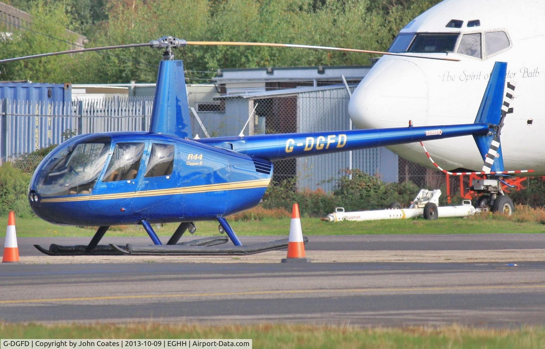 G-DGFD, 2010 Robinson R44 Clipper II C/N 13027, Visiting BHL