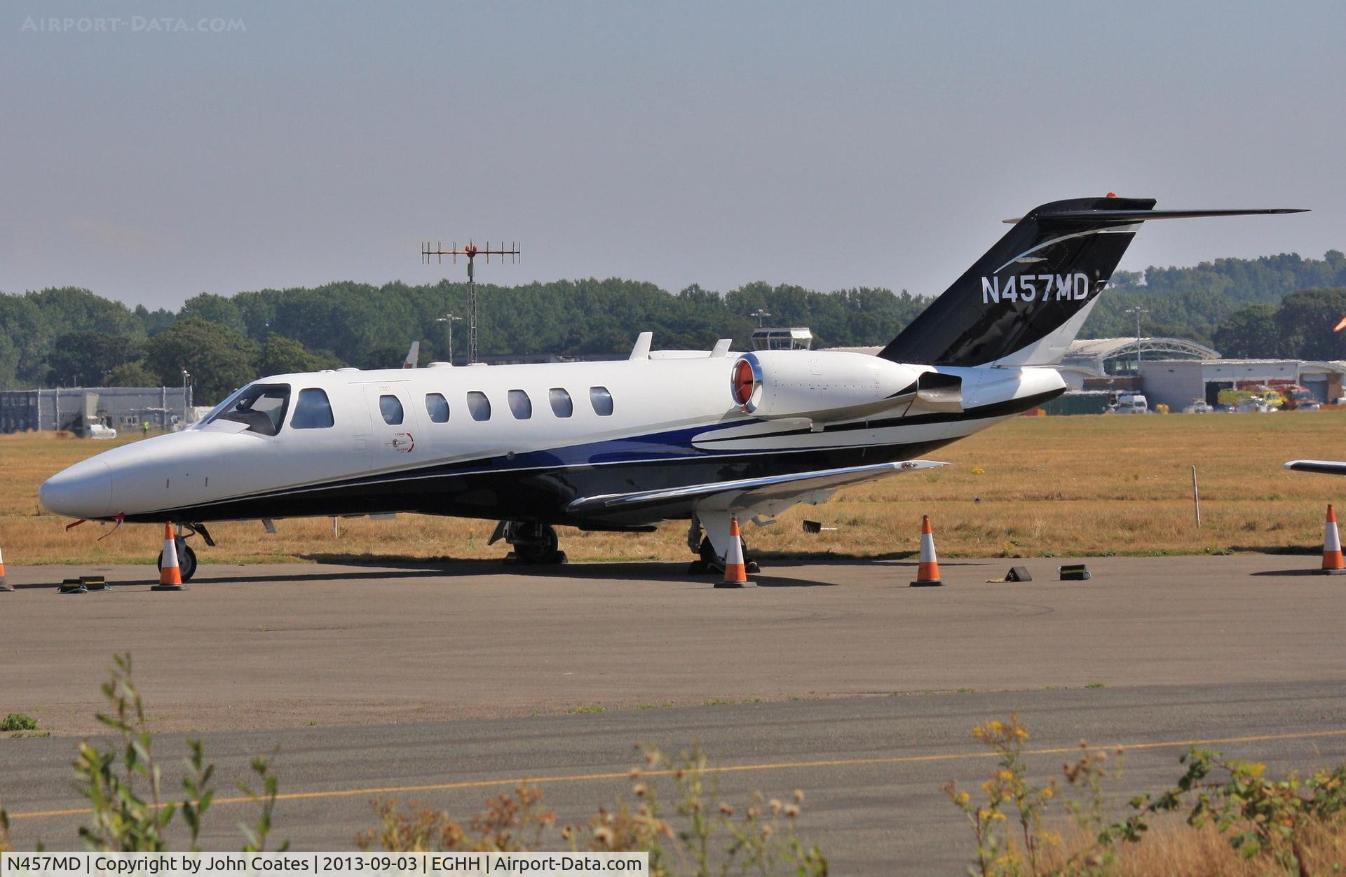 N457MD, Cessna 525A CitationJet CJ2 C/N 525A-0009, Just re-reg'd from M-AJDM at CSE.