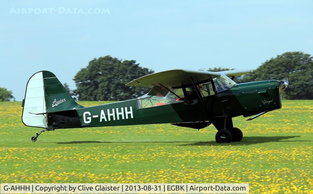 G-AHHH, 1946 Auster J-1N Alpha C/N 2011, Ex: G-AHHH > F-BAVR > G-AHHH
Originally owned to, Anglo-Continental Air Services Ltd in July 1946 and currently in private hands since June 2013