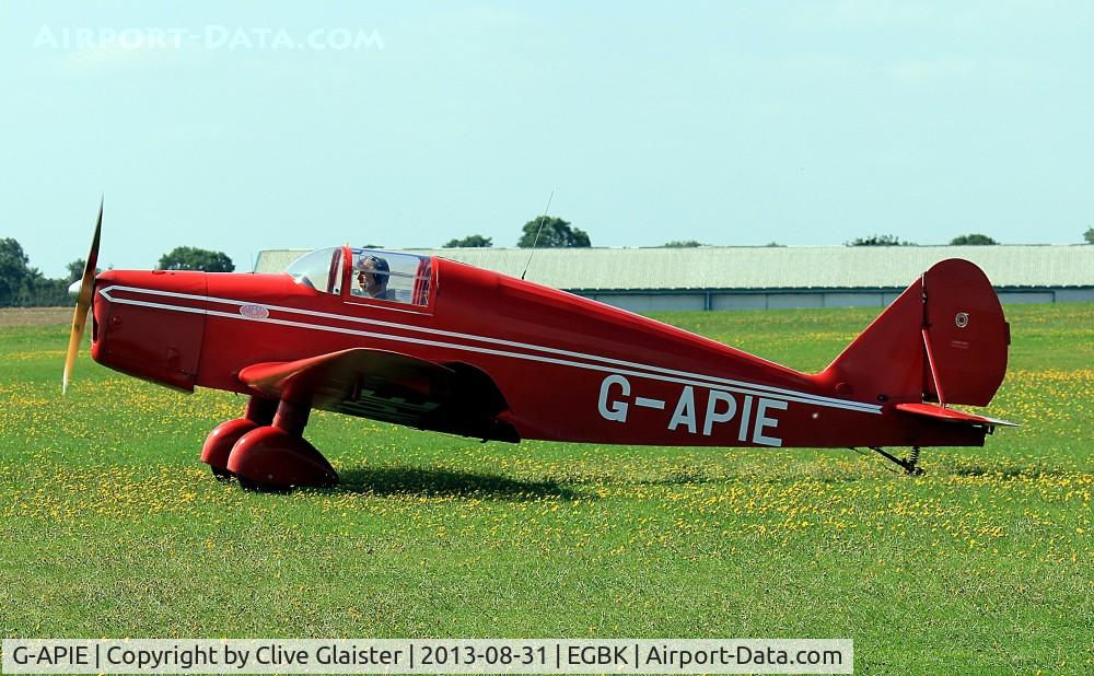 G-APIE, 1958 Tipsy Belfair C/N 535, Ex: (OO-TIE) > G-APIE
Originally owned and currently in private hands since October 1996
