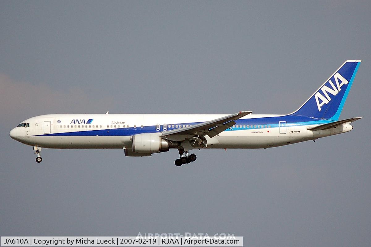 JA610A, 2002 Boeing 767-381/ER C/N 32979, At Narita