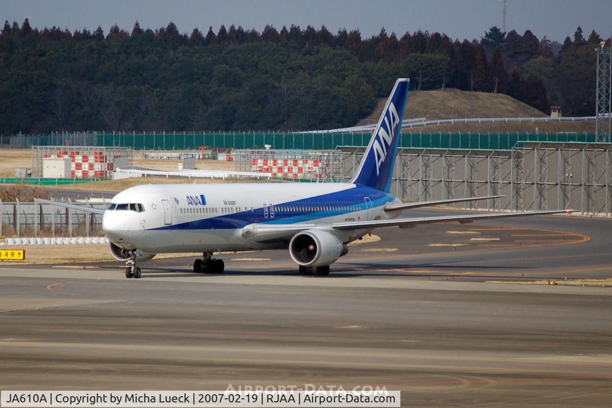JA610A, 2002 Boeing 767-381/ER C/N 32979, At Narita