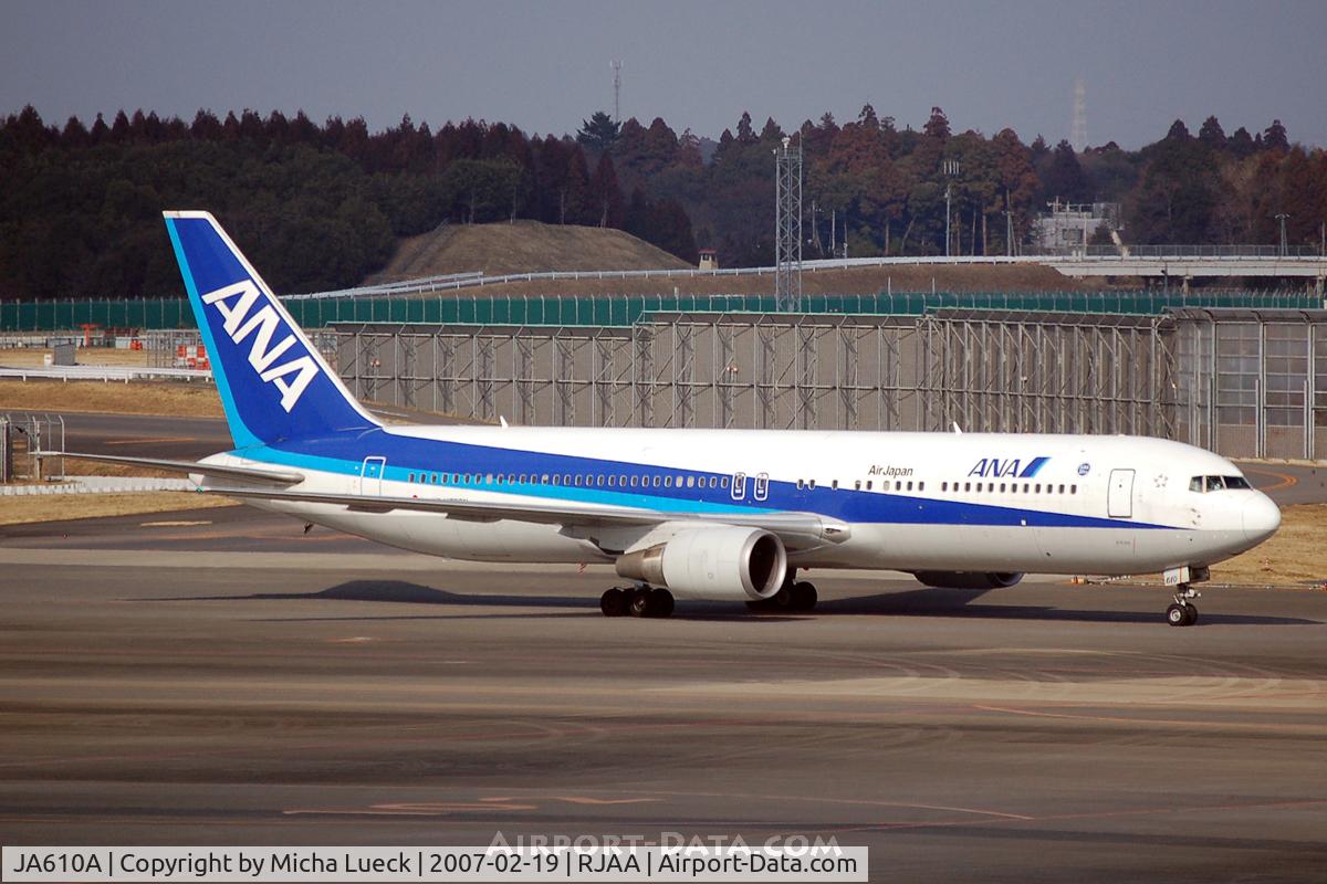 JA610A, 2002 Boeing 767-381/ER C/N 32979, At Narita