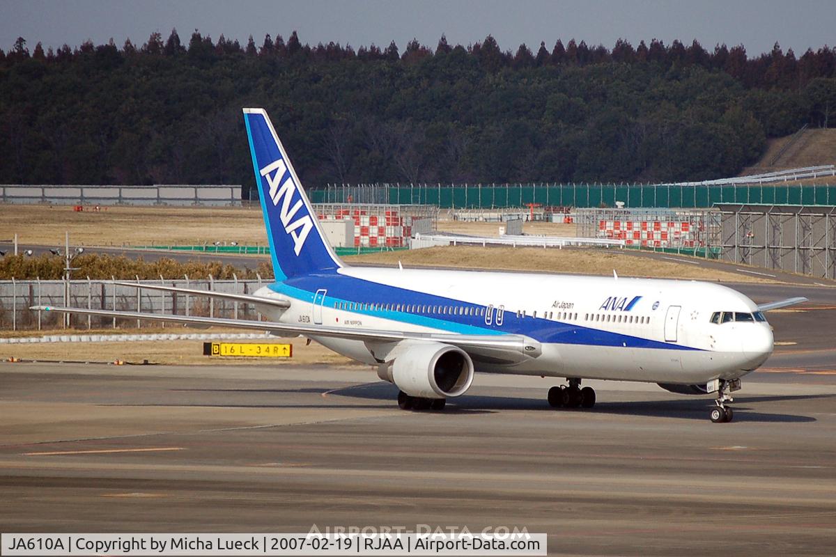 JA610A, 2002 Boeing 767-381/ER C/N 32979, At Narita