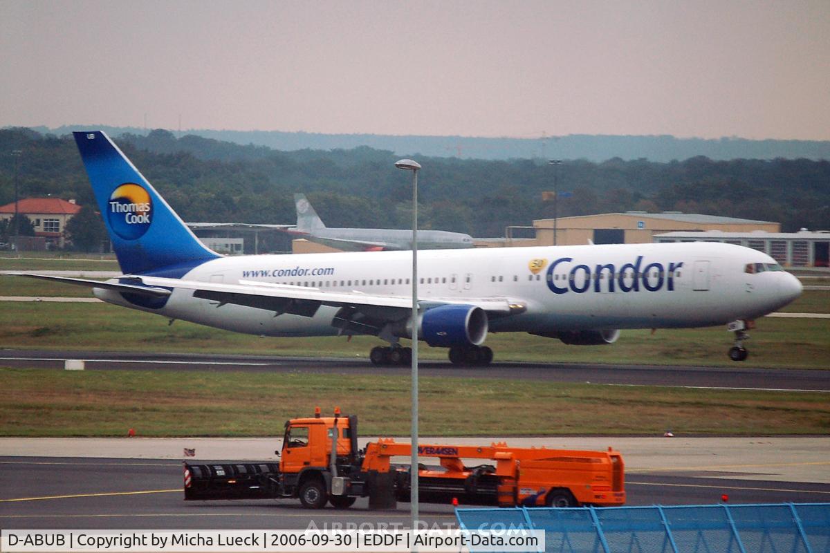D-ABUB, 1992 Boeing 767-330/ER C/N 26987, At Frankfurt