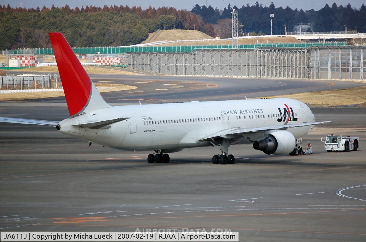 JA611J, 2004 Boeing 767-346/ER C/N 33847, At Narita